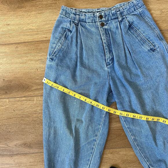 Outback Red Vintage 80s Baggy Jeans w Tapered Leg Women's Size 10 - Picture 8 of 10